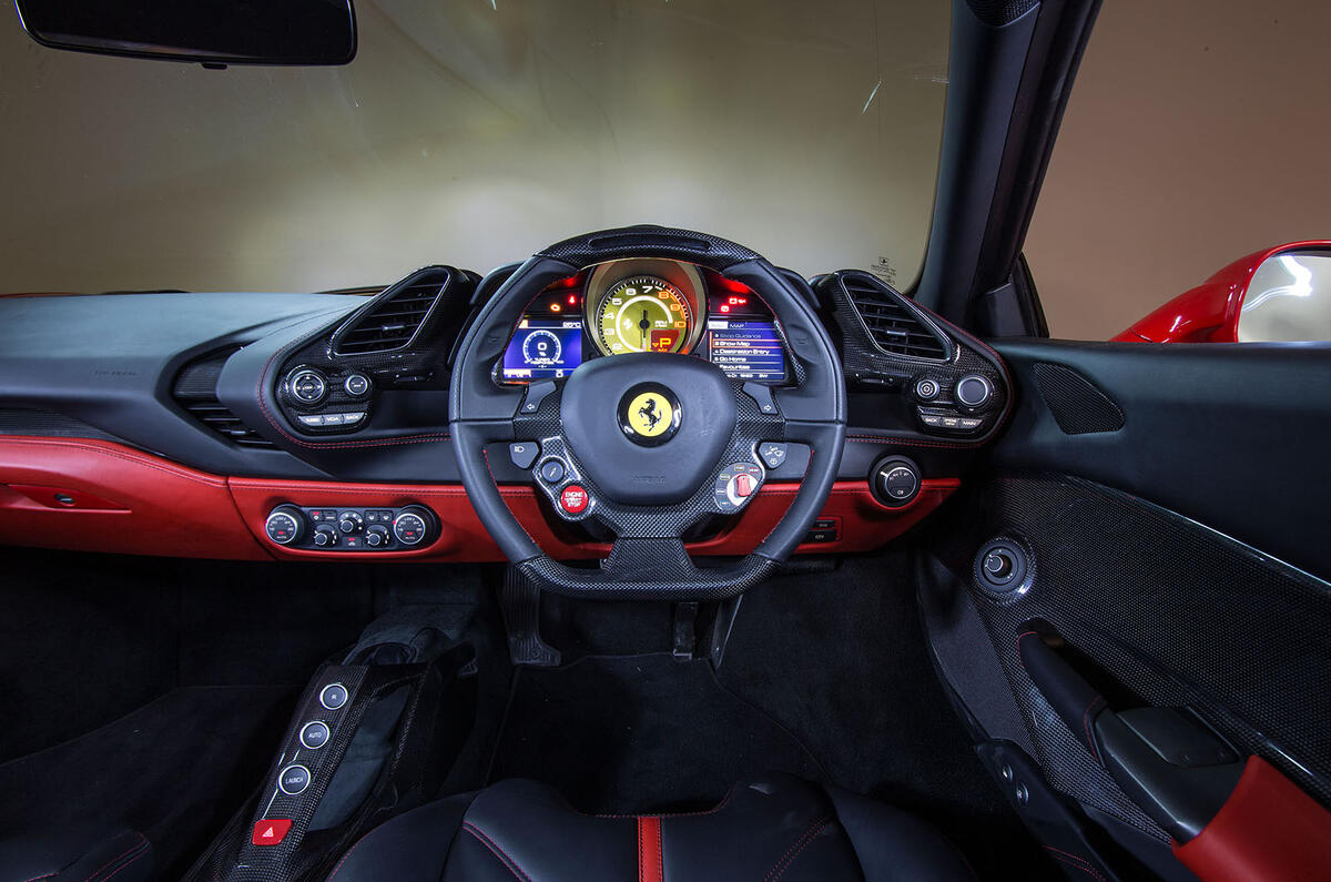 Ferrari 488 interior Ferrari 488 interior